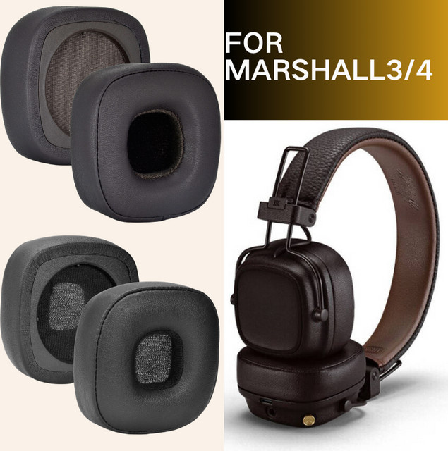 Marshall Ersatz-Ohrpolster für Major III Wired und Major IV Wireless in Schwarz oder Braun - Bild 1