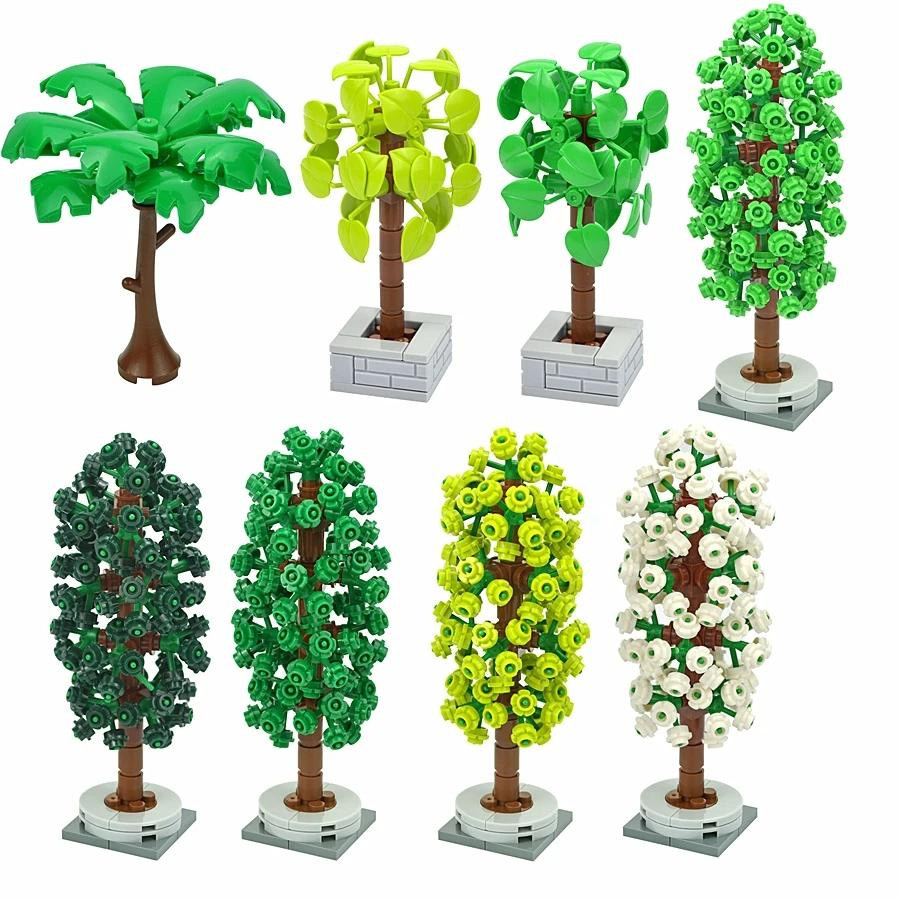 Yiran toy Stadtbäume Bausteine Pflanzen-Set 3778 Steine 3-6 Jahre - Bild 2