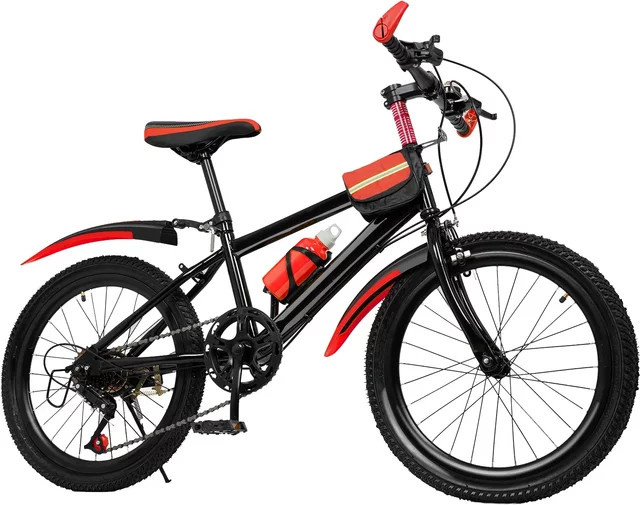 Charocean Mountainbike 20 Zoll Kinderfahrrad, 7-Gang, mit Schutzblech, Wasserflasche - Bild 1