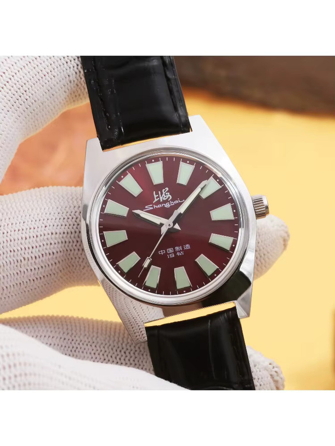 HEIMDALLR Analoguhr, Handaufzug, Edelstahl, 36 mm, Leder, Herren - Bild 6