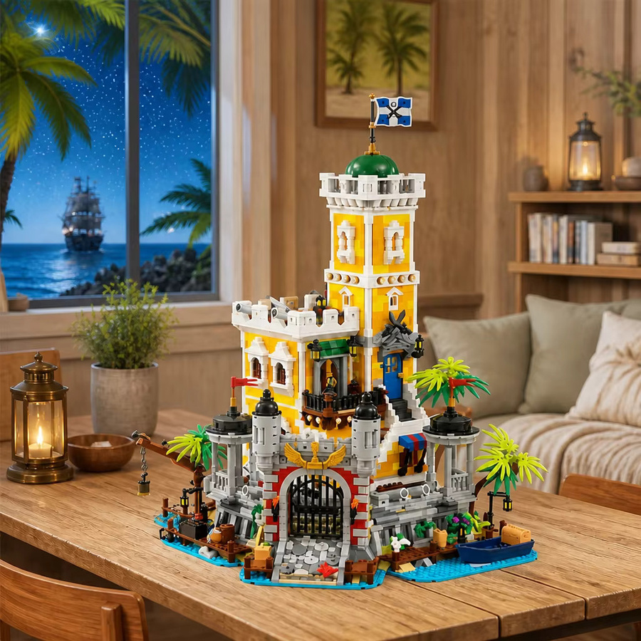 barweer Piratenhafen Mittelalterliche Burg, Klemmbausteine, 4975 Teile, ab 14 Jahre - Bild 8