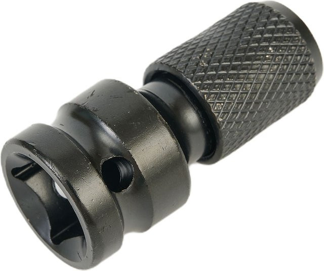 Vibratite 2-teiliges Adapter-Set von 1/2 Zoll Vierkantantrieb auf 1/4 Zoll Sechskantschaft in Schwarz - Bild 1