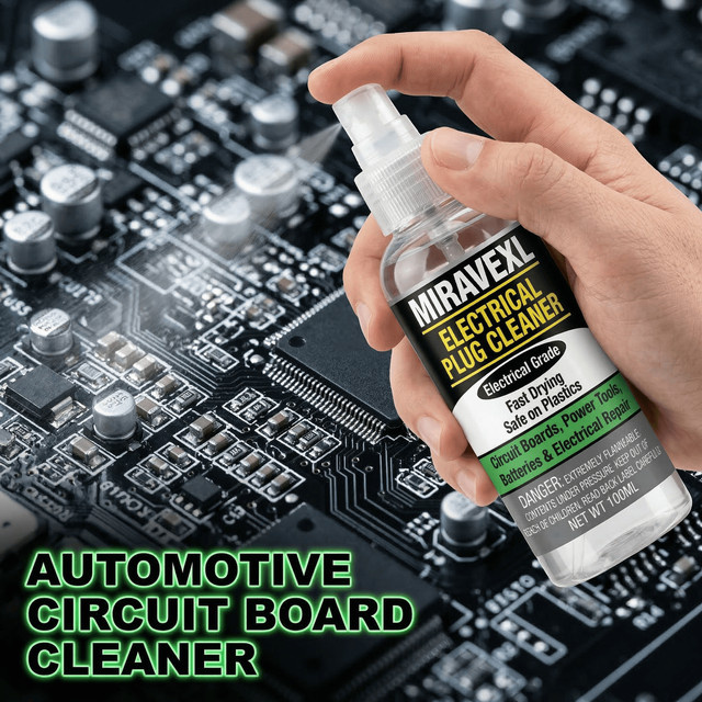 MIRAVEXL Elektrischer Kontaktreiniger-Spray 100ml Schnelltrocknender Elektronik-Entfetter für Autostecker und Leiterplatten - Bild 1