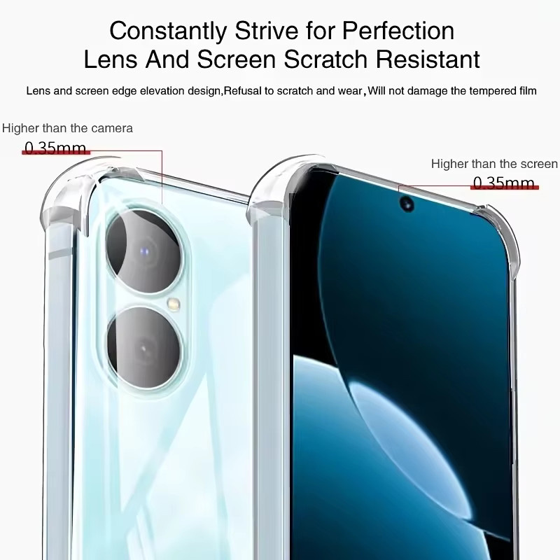 Transparente Silikon Handyhülle für dein Huawei Nova Y73 - Bild 2