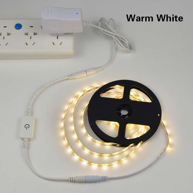 MALITAI LED-Lichtleiste unter dem Schrank, weiß, wasserdicht IP65, dimmbar mit Touch-Sensor, 12 V, 3m Länge - Bild 1