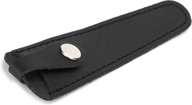 Professionelle Scherentasche aus PU-Leder in Schwarz für Friseurwerkzeug - Bild 1