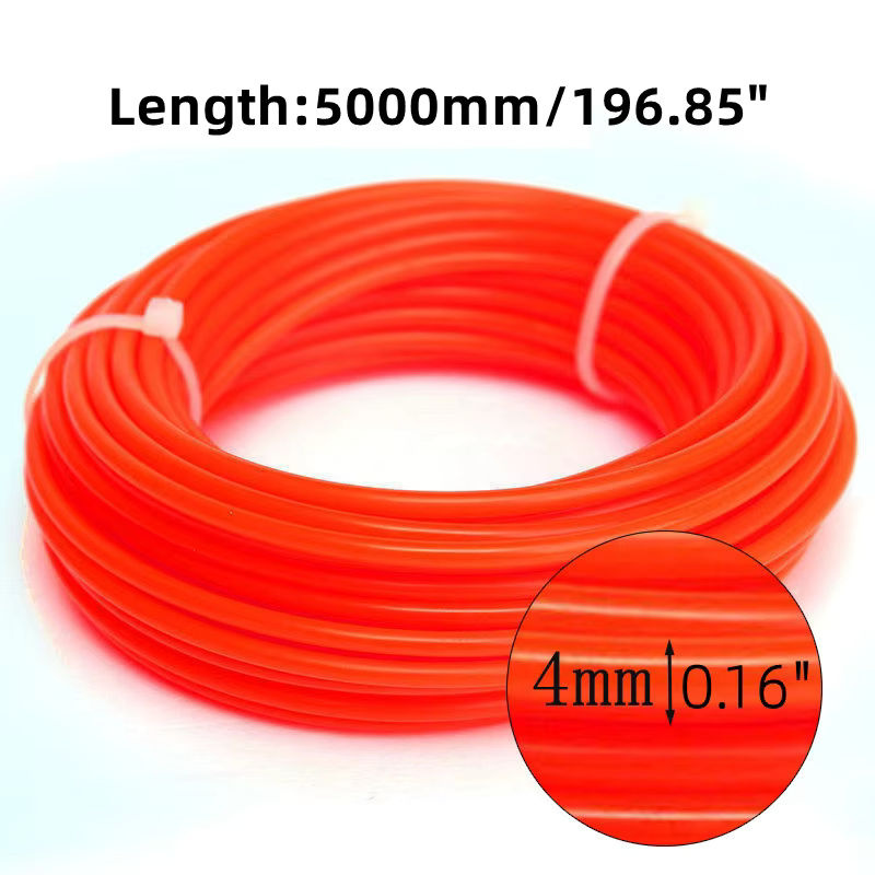 FNICEL Ersatz-Rasentrimmer-Schnur aus Nylon und Draht, Durchmesser: 4 mm, Länge: 5000 mm - Bild 2