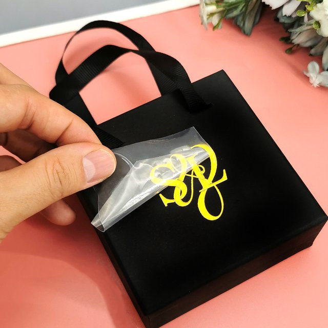 100 Stück CeleProz Individuelle Transfer-Logo-Aufkleber für Acrylplatten, Boxen und Werbegeschenke - Bild 1