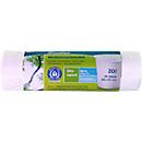 Secolan Müllbeutel aus Recycling-Polyethylen, 20 Liter, Weiß, 25 Stück - Bild 2