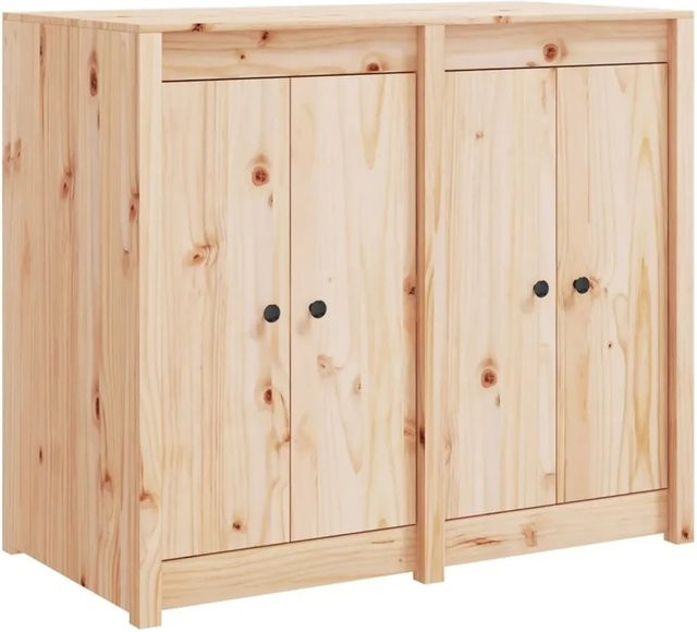 vidaXL Outdoor-Küchenschrank aus Kiefernholz in Braun, rustikaler Küchenschrank für Garten und Outdoor, Modell 1 - Bild 1