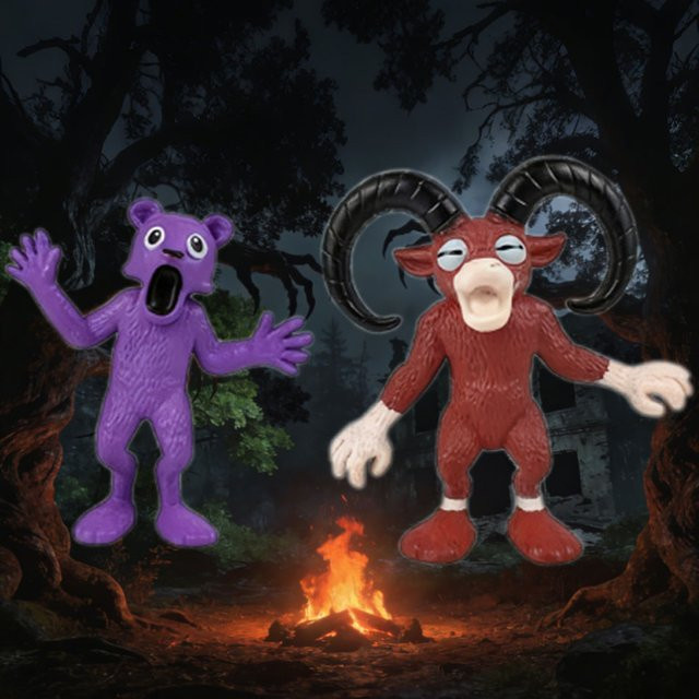 Bandai 99 Nächte im Wald Der Hirsch Wendigo, Anime-Figur, 6-teiliges Set - Bild 1