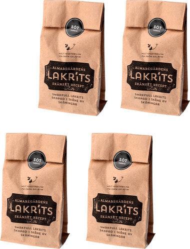 Almaregårdens Lakritz süß 4 x 150 g - Bild 1