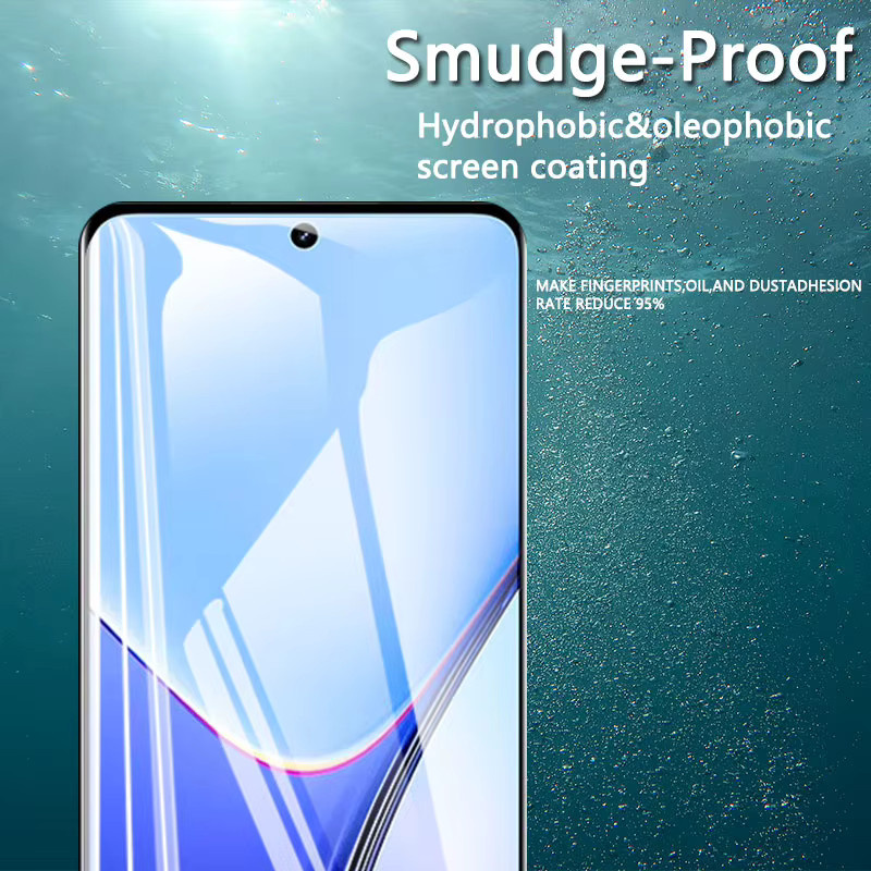 Displayschutzfolie aus gehärtetem Glas für Realme V50, V50s und 50s, transparent, kratzfest und fingerabdruckarm, 1–4 Stück - Bild 2