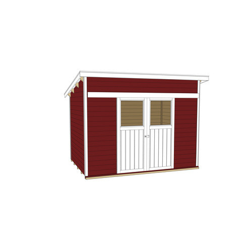 WEKA Gartenhaus Schiebetürhaus 225 aus Holz in Rot, B/H/T: 315 x 238 x 215 cm - Bild 2