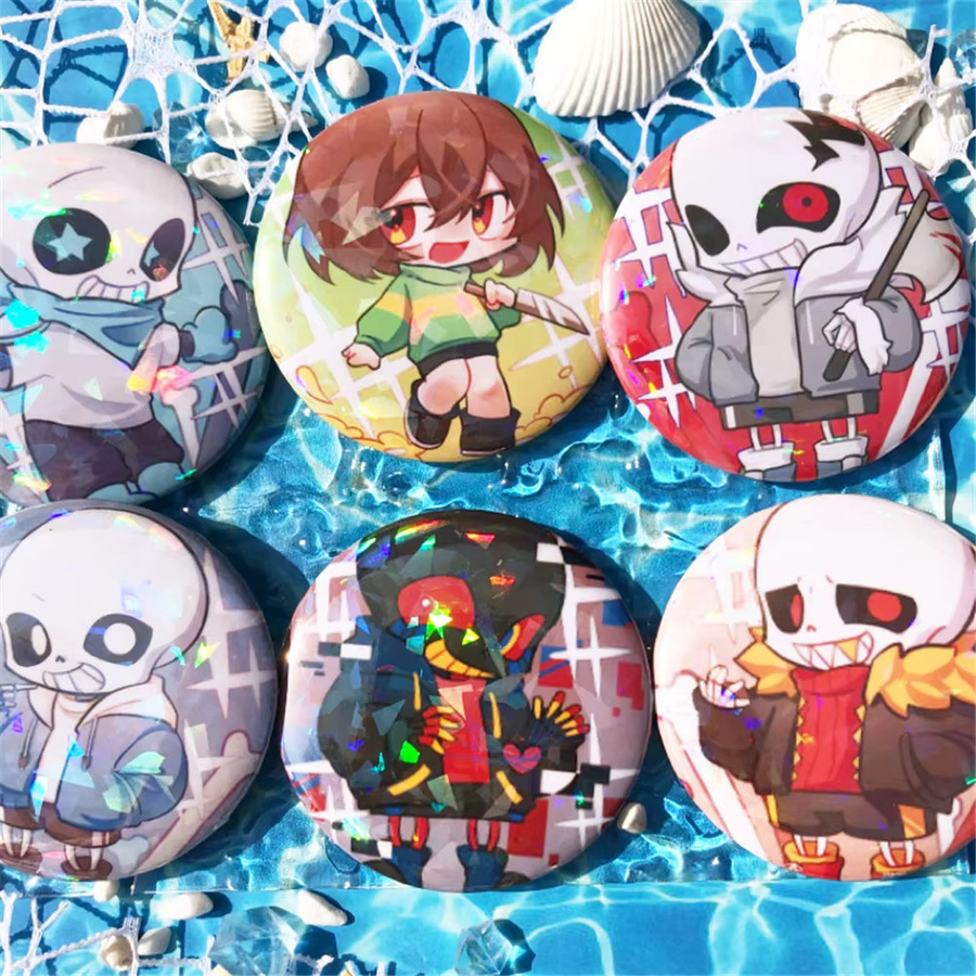 Anhänger Sans Frisk Asriel Dreemurr Cosplay, Brosche Pin, Abzeichen - Bild 2