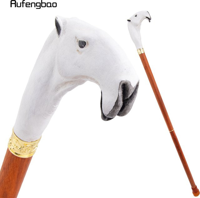 Rufengbao Holz-Modestock, Weiß, Rot, Kamelfarben, 94 cm - Bild 1