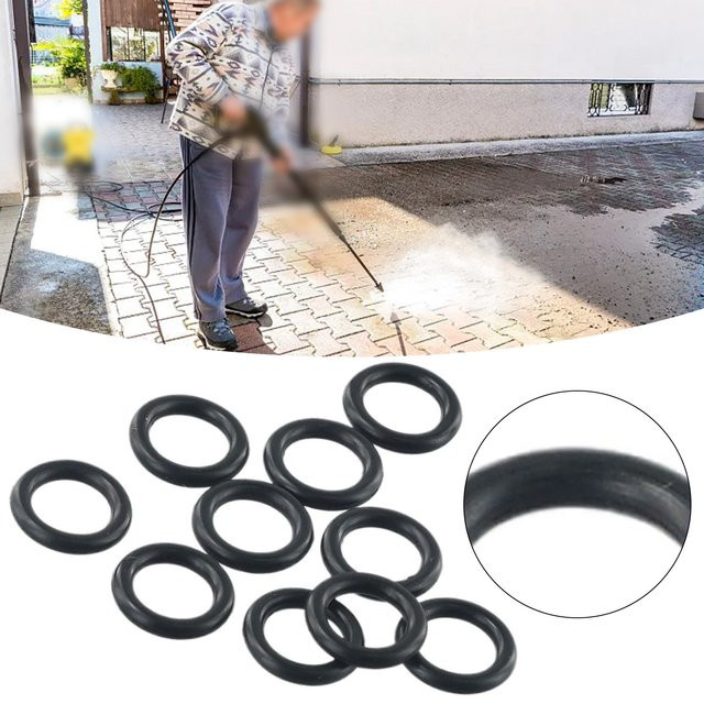 20 Stück DAZZLEEX M22 Schnellkupplungs-Dichtringe für Hochdruckreiniger Schläuche in Schwarz - Bild 1