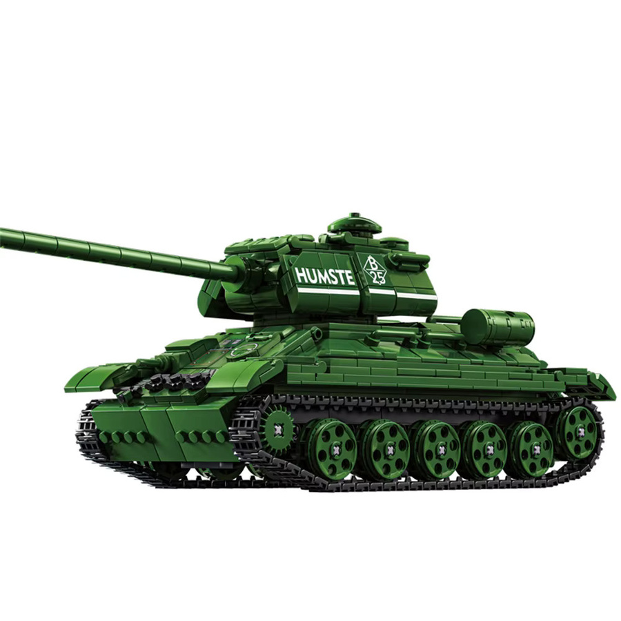 HYMILENARIO Militärisches MOC-Armee-Hauptkampfpanzer-Set, Bausteine, Set/Bundle - Bild 2
