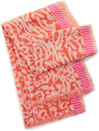 Codello Schal, Cotton Mix, Red Leo, 45x180cm, Unisex - Bild 1