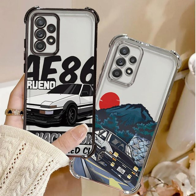 Anime Initial D Handyhülle für Samsung Galaxy A15 A16 A17 A21s A24 A25 A26 A33 A35 A36 A52 in Multicolor - Bild 1