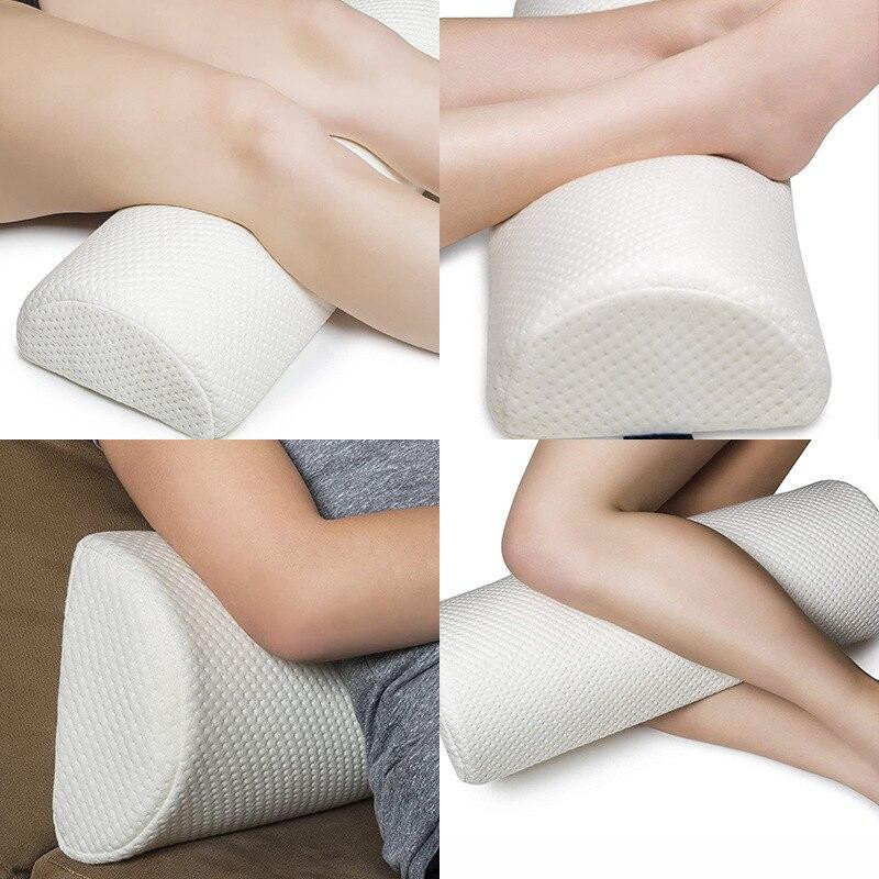 Cosy Homes Nackenrollenkissen aus Memory Foam mit Baumwollbezug, weiß, B/H/T: 40 x 10 x 20 cm - Bild 4