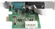 StarTech.com PCIe Serielle Schnittstellenkarte mit 16950 UART und 2x RS-232 Anschlüssen, PEX2S953LP, Farbe: Grün - Bild 1