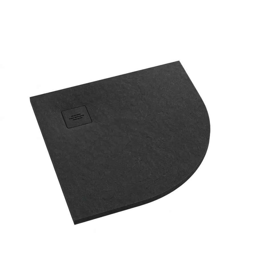 Schaedler Duschwanne Viertelkreis Stabildense Ultralight Premium Tytanit in Schwarz B/T: 90 x 90 cm - Bild 2