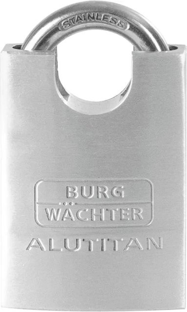 Burg Wächter Zylinder-Vorhangschloss 770 CS 50 SB in Silber aus Aluminium - Bild 1