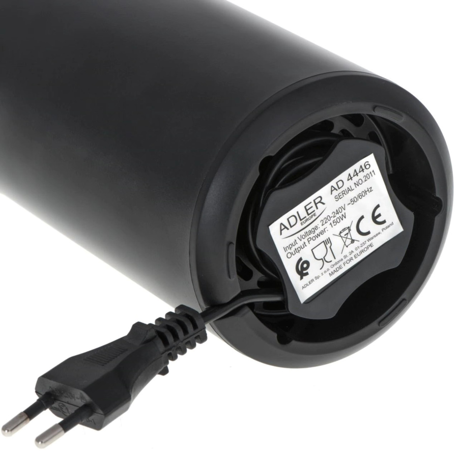 Elektrische Adler Kaffeemühle 150 W in Schwarz/Gold für Kaffee, Gewürze und Nüsse mit 75 g Fassungsvermögen - Bild 4