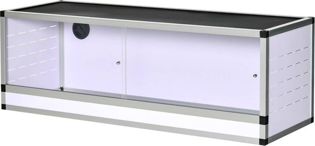 PawHut Terrarium für Reptilien in Silber mit B/H/L: 40 x 120 x 40 cm - Bild 3