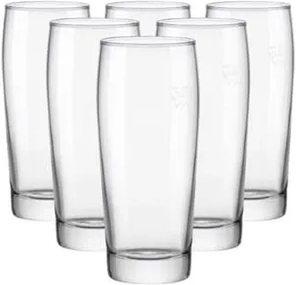 Van Well Willy Becher Set, 6er Set, transparent, 0,25 l, geeicht - Bild 1