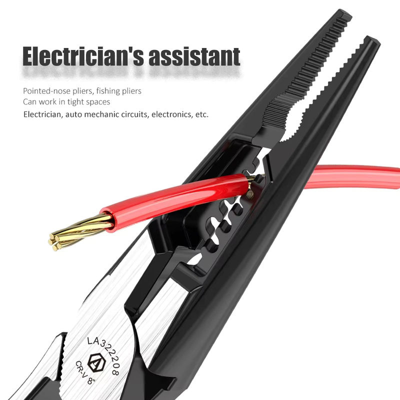 LAOA Isolierte Kombizange für Elektriker mit Drahtschneider und Abisolierfunktion, 1000 V, Rot - Bild 5