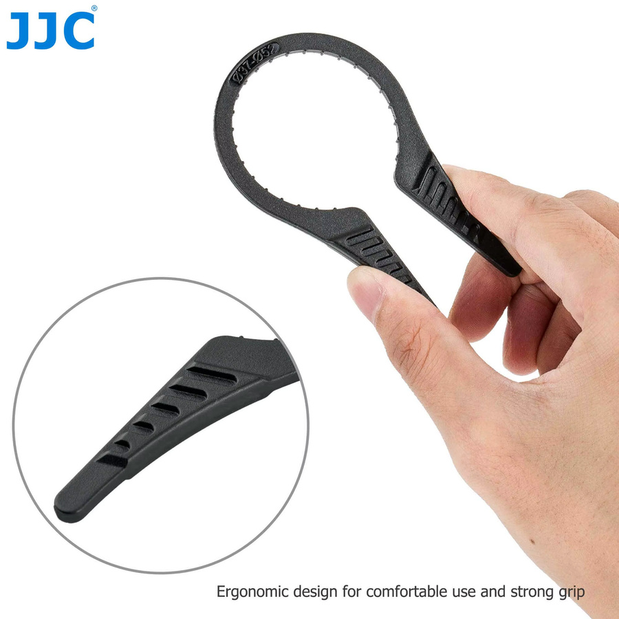 JJC Kamera-Objektivfilter-Schraubenschlüssel-Set zur Demontage von CPL UV ND Filtern in Schwarz, passend für 37-52mm, 55-72mm und 77-95mm - Bild 3