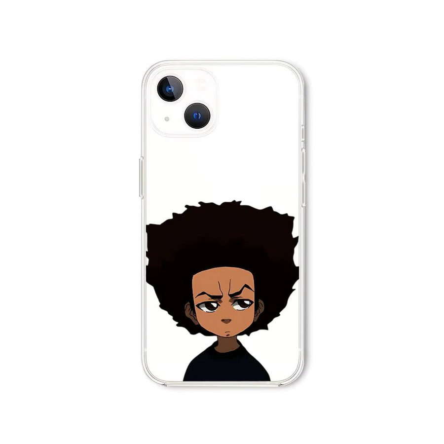 Junge Die B-Boondocks Handyhülle transparent stoßfest für iPhone 17 16 15 14 13 12 11 Pro Max Mini Plus - Bild 6