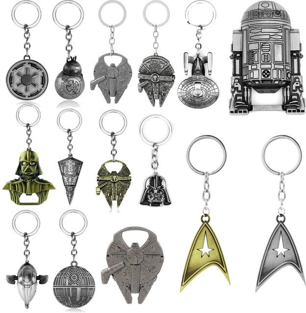 Star Wars Schlüsselanhänger Metall, Silber, Herren - Bild 1
