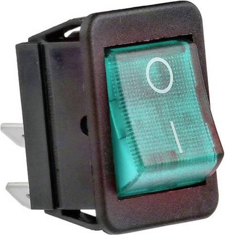 Bulgin Schalter C1353ABNAB in Schwarz und Grün - Bild 1