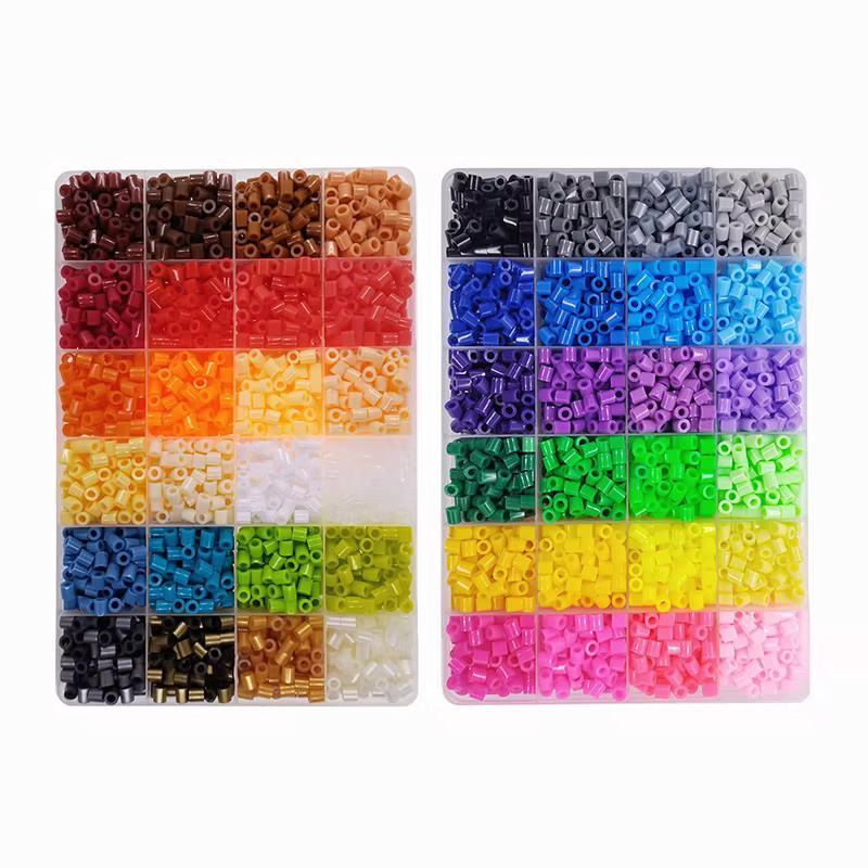 ZLLBTMO Sicherungsperlen-Set, 48 Farben, Bügelperlen, Bunt / Mehrfarbig - Bild 2