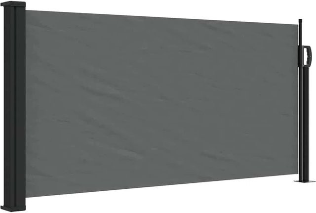 vidaXL Ausziehbare Seitenmarkise Anthrazit Höhe: 100 cm, Breite: 500 cm - Bild 1