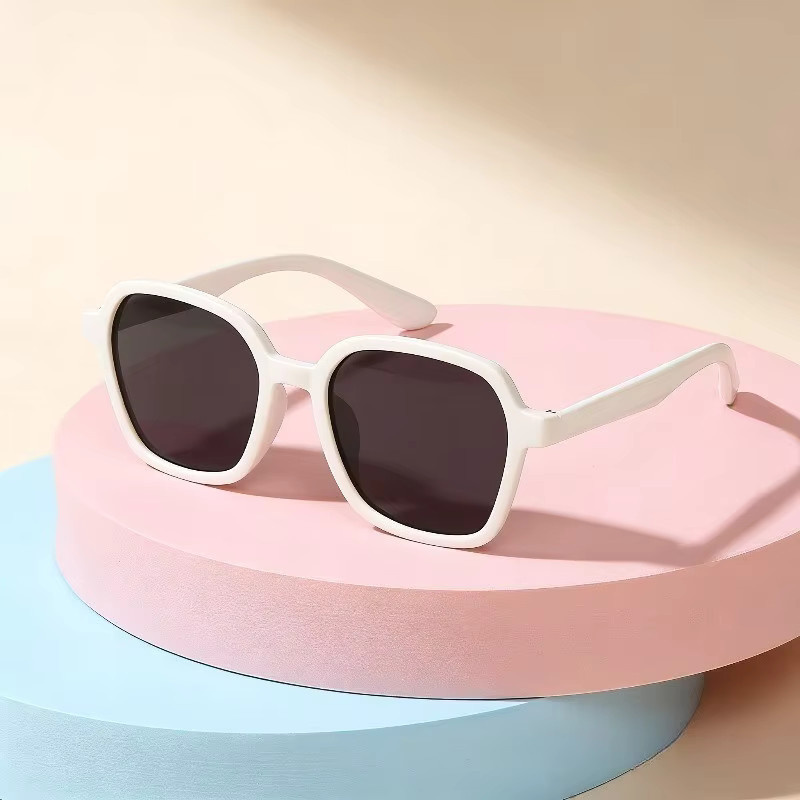 DIXSG Sonnenbrille, Vollrand, Kunststoff, weiß, Unisex - Bild 2