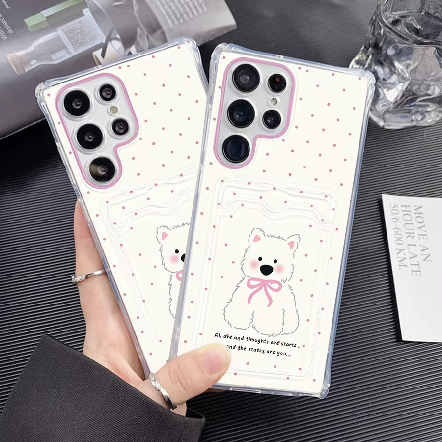 Kartenhalter Handyhülle aus weichem TPU für Samsung Galaxy A56 5G, A55, A54, A36, A35, A53, A52, A26, A25, A22, A17, A16, A15, A14, A13, A07, A06, A05s - Bild 4