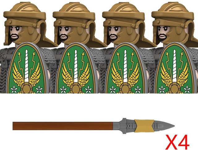 Yiran toy Römische Serie Konstruktionsbausteine Burg, Ritter, Soldaten Figuren - Bild 1