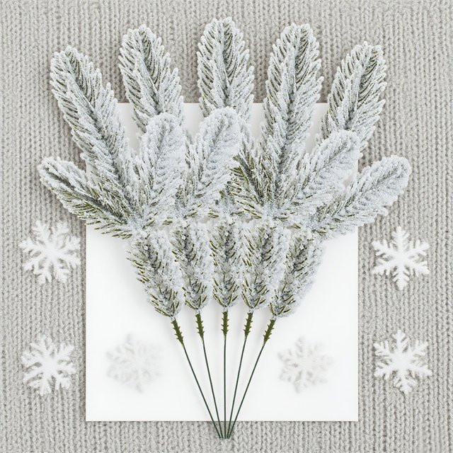 Künstliche Kiefernzweige in Grün für die Dekoration von Haus, Garten und Tisch bei Hochzeiten, Partys oder Weihnachten - Bild 1