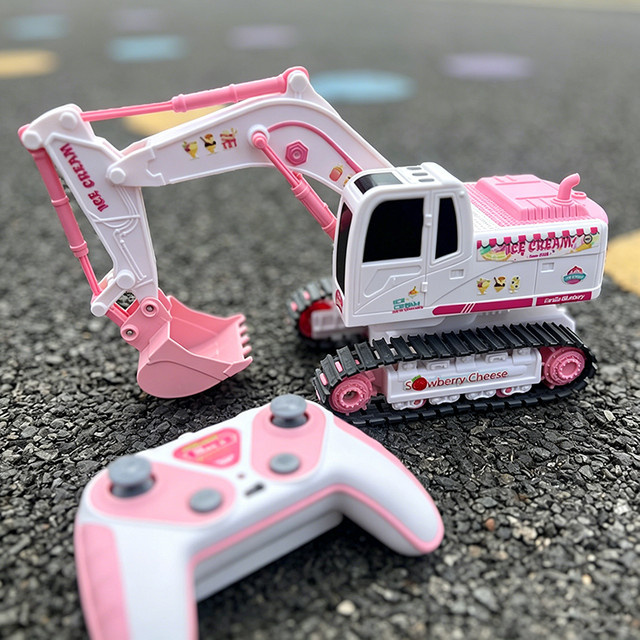 CONUSEA 6-Kanal RC Bagger, 1/24, ferngesteuertes Fahrzeug, mit Licht und Musik - Bild 1