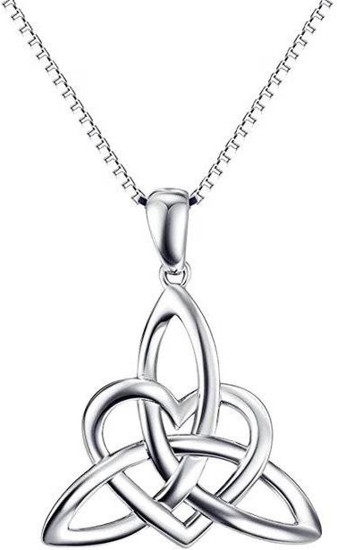 YIRAN Halskette, 925 Silber, Vintage, Unisex, Weiß - Bild 1