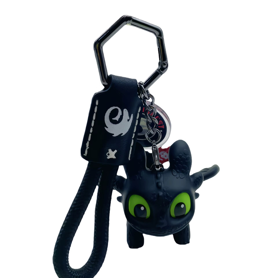 Bandai Toothless Night Fury Schlüsselanhänger, leuchtend, mit Sound - Bild 2