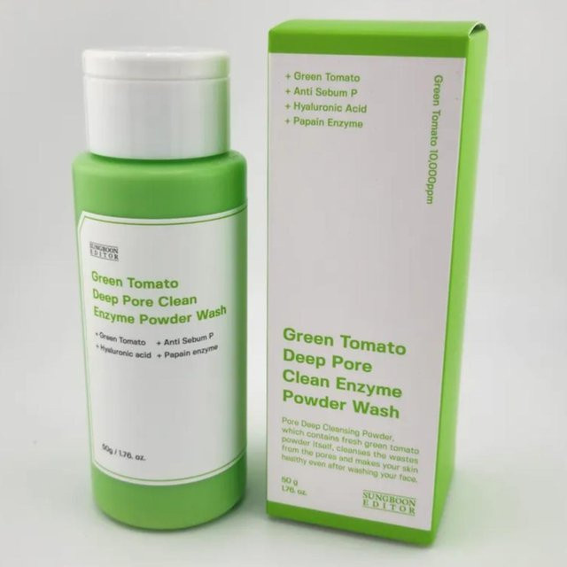 SUNGBOON EDITOR Grüner Tomate Enzym-Puder-Waschmittel, 50g, Unisex - Bild 1