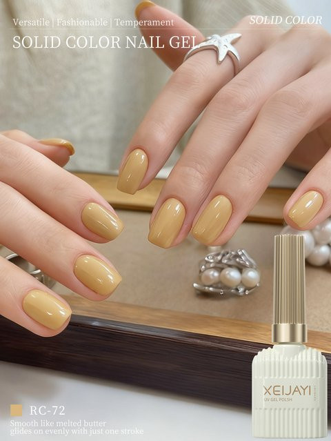 XEIJAYI Gel-Nagellack, Gelb, Glänzend, 15 ml - Bild 1