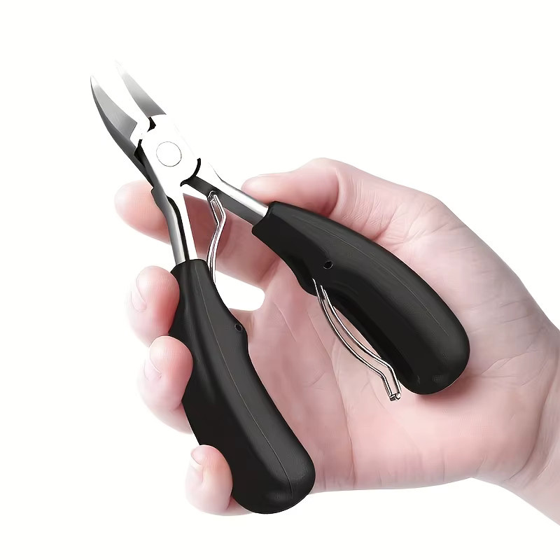 Ouriner Nagelknipser Spitzzange, Black, Unisex, für Füße - Bild 3