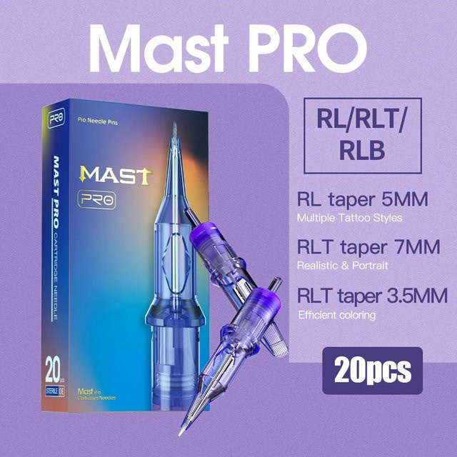 Mast Pro Tattoo-Kartuschennadeln RL, 20 Stück, Unisex - Bild 1