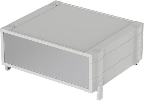 Bopla BOTEGO BO 62618 Tisch-Gehäuse aus ABS in Lichtgrau (RAL 7035), B/T/H: 30,735 x 25,69 cm x 11,092 cm - Bild 1